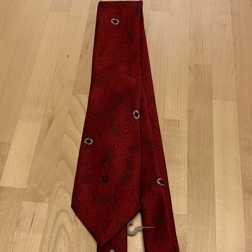 Christian Dior Red Tie